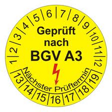 Durchführung von BGV A3 Prüfungen